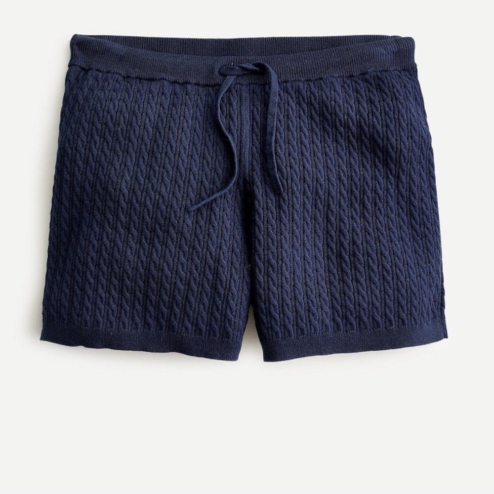 J. Crew Cable Cotton-Cashmere Shorts